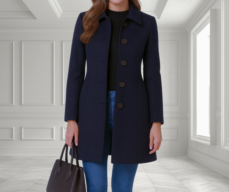 Sylvia | Breasted Winter Trench Coat