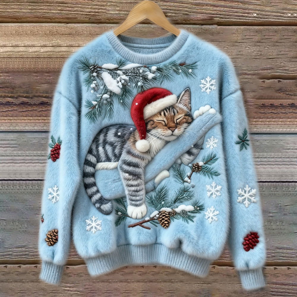 Christmas Cat Sweater