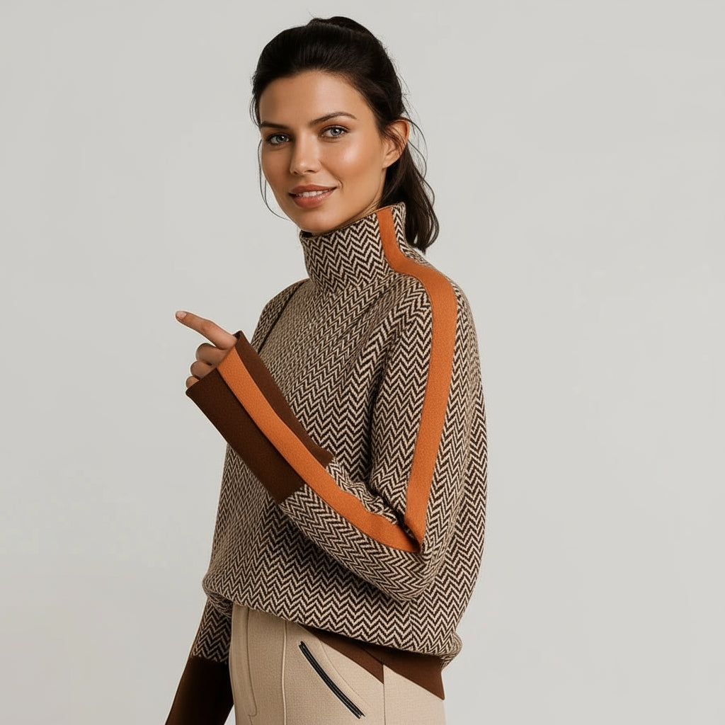 Caroline| Turtle Neck Knit Jumper
