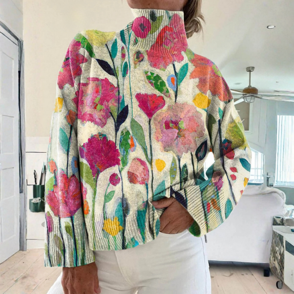 ELIZA™ – ELEGANT VINTAGE KNITTED TURTLENECK