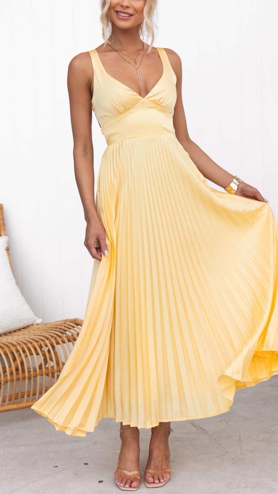 Noie V-Neckline Dress