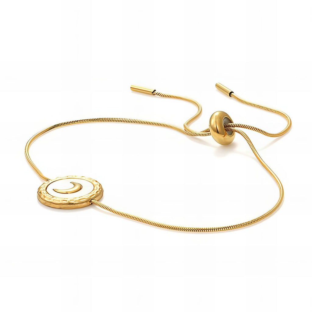 Moon Medallion Bracelet