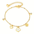 Heart Charms Bracelet