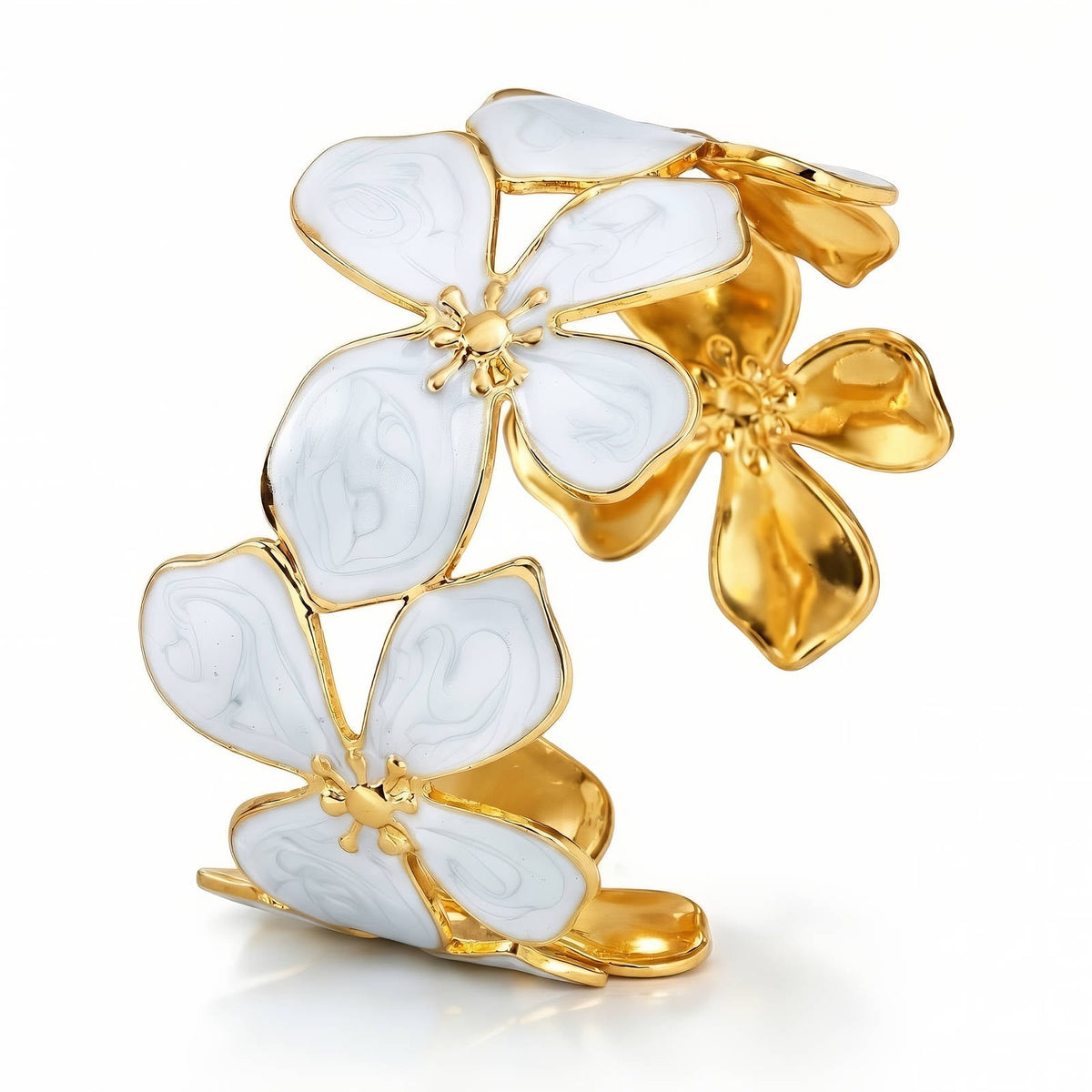 White Flowers Bracelet