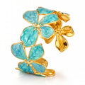 Turquoise Flowers Bracelet