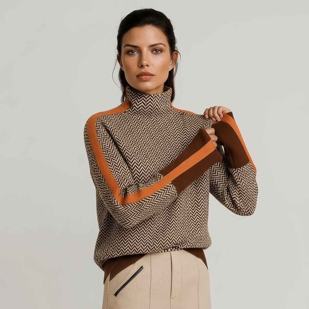Caroline| Turtle Neck Knit Jumper