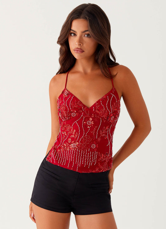 Layla Sequin Cami Top