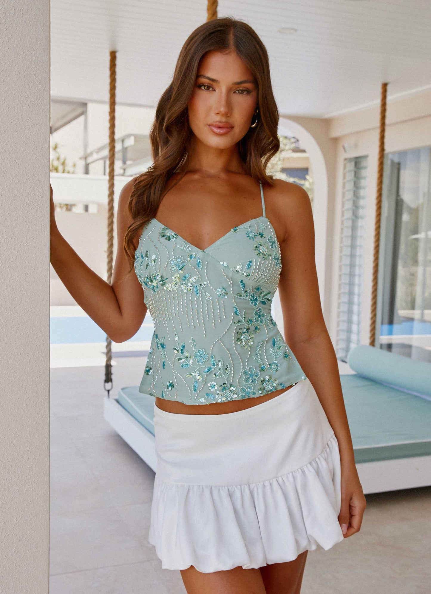 Layla Sequin Cami Top