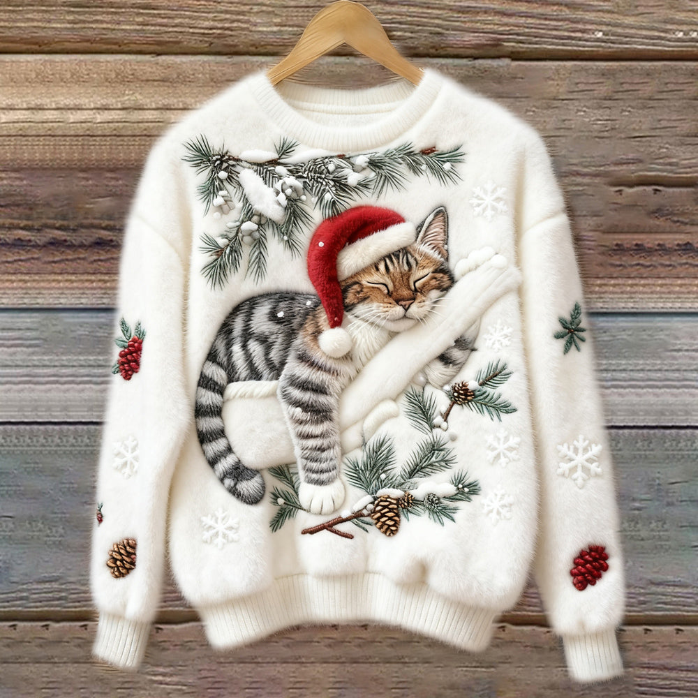 Christmas Cat Sweater